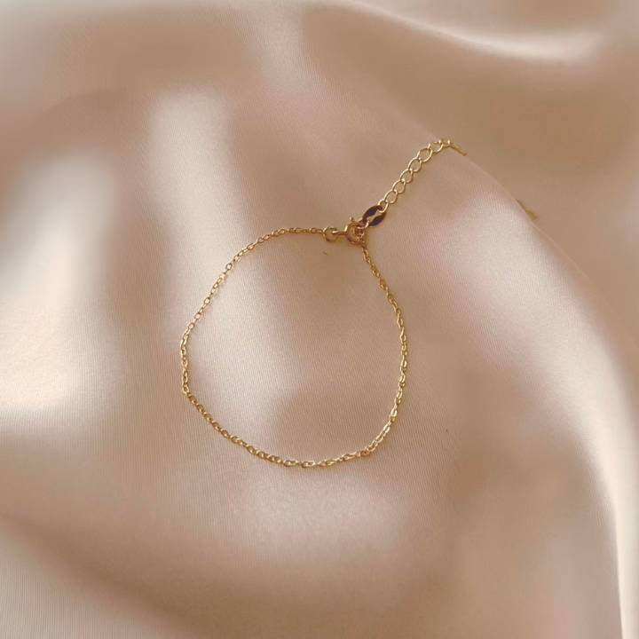 925 Sterling Silver 18K Gold Plated Bracelets
