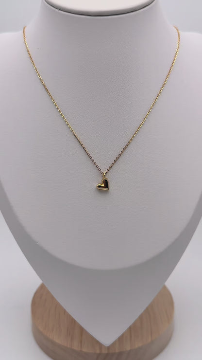 Sterling Silver Heart Necklace - Dainty Pendant Charm | MaryLily